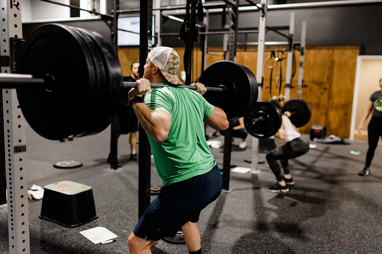 Woman lifting a barbell